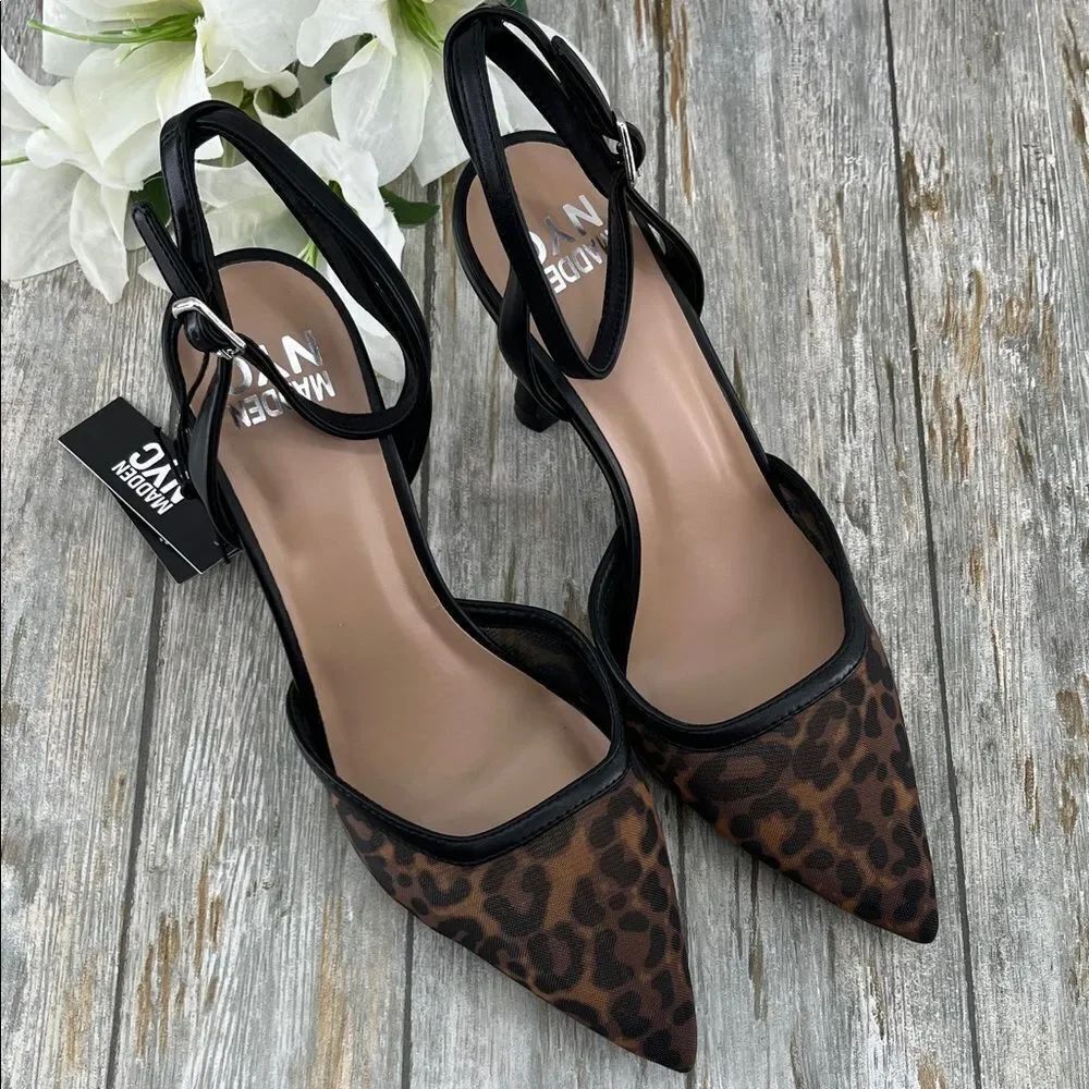 Women’s Madden Mesh Pointed Toe Stiletto Heels Shoes Size 11